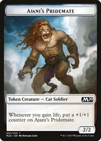 Ajani's Pridemate Token - Normal Ajani S Pridemate Token