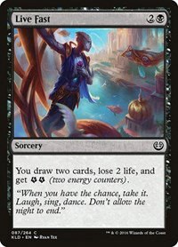 Live Fast - Foil