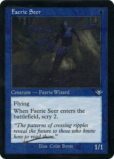 Faerie Seer - Retro Frame Foil Etched