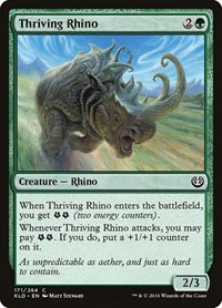 Thriving Rhino - Foil
