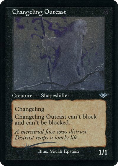 Changeling Outcast - Retro Frame Foil Etched