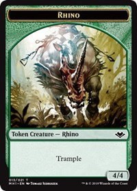 Rhino Token - Foil Rhino Token