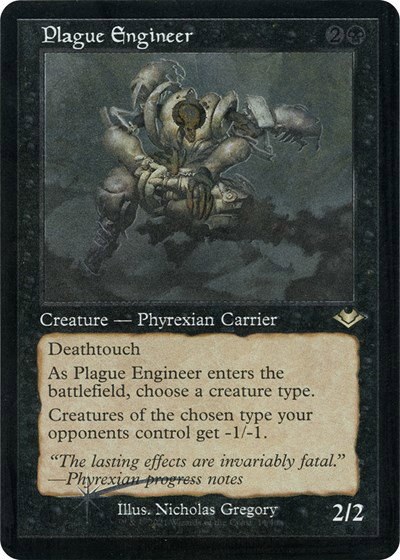 Plague Engineer - Retro Frame Foil Etched