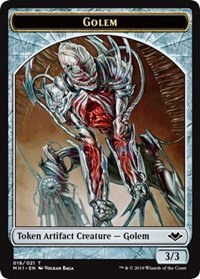 Golem Token - Foil Golem Token