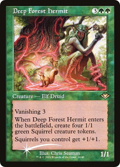 Deep Forest Hermit - Retro Frame