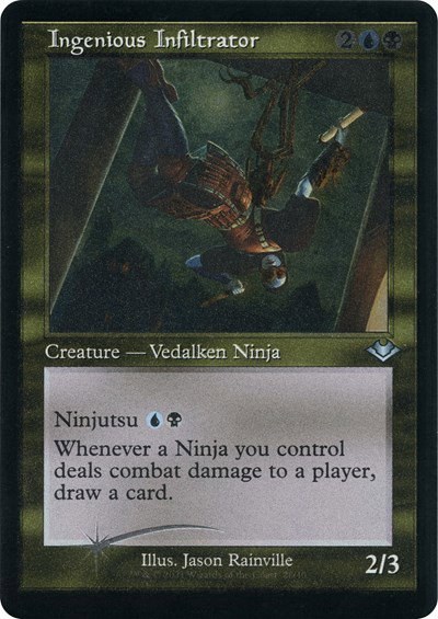 Ingenious Infiltrator - Retro Frame Foil Etched
