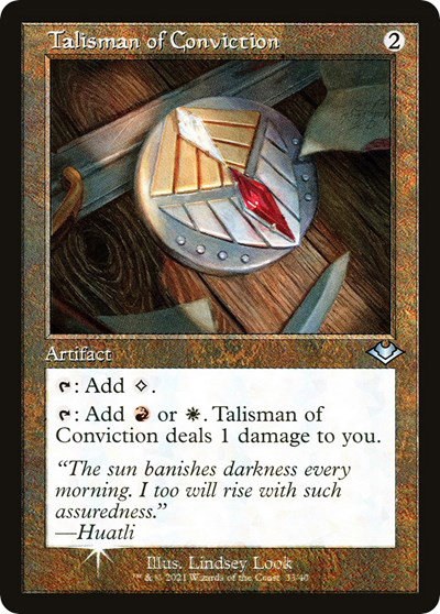 Talisman of Conviction - Retro Frame