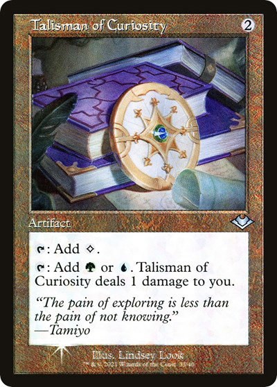 Talisman of Curiosity - Retro Frame