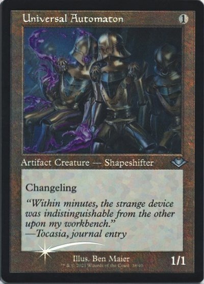 Universal Automaton - Retro Frame Foil Etched