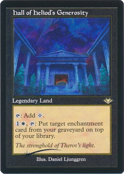 Hall of Heliod's Generosity - Retro Frame Foil Etched