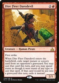 Dire Fleet Daredevil - Foil Dire Fleet Daredevil