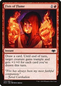 Fists of Flame - Foil