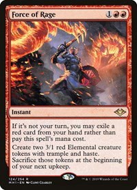 Force of Rage - Foil