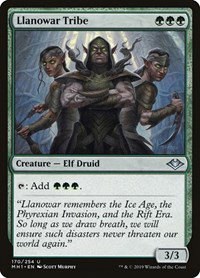 Llanowar Tribe - Foil