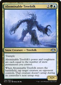 Abominable Treefolk - Foil