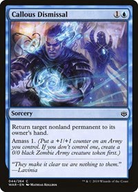 Callous Dismissal - Foil