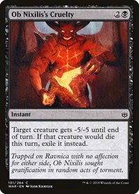 Ob Nixilis's Cruelty - Foil