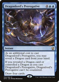 Dragonlord's Prerogative - Foil