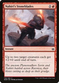 Nahiri's Stoneblades - Foil