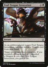 Foul-Tongue Invocation - Foil