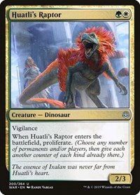 Huatli's Raptor - Foil
