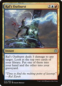 Ral's Outburst - Foil
