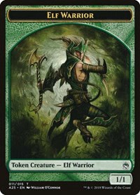 Elf Warrior Token - Normal Elf Warrior Token