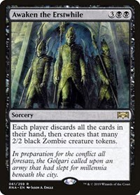 Awaken the Erstwhile - Foil