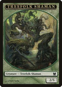 Treefolk Shaman Token - Normal Treefolk Shaman Token