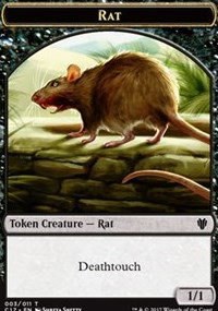 Rat // Cat Double-sided Token