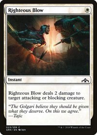 Righteous Blow - Foil