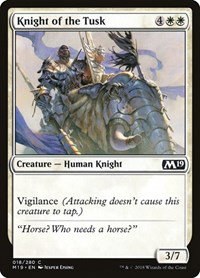 Knight of the Tusk - Foil