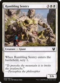 Rumbling Sentry - Foil