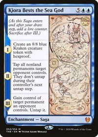Kiora Bests the Sea God - Foil