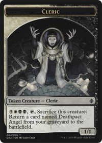Cleric // Treasure Double-Sided Token