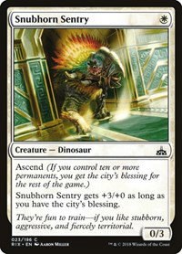 Snubhorn Sentry - Foil