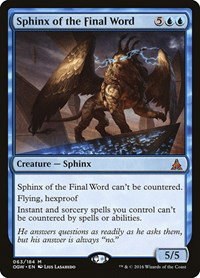 Sphinx of the Final Word - Foil
