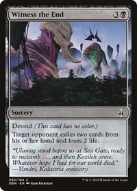 Witness the End - Foil