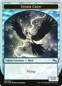 Storm Crow Token - Foil Storm Crow Token