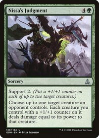 Nissa's Judgment - Foil