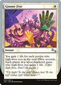 Gimme Five - Foil Gimme Five