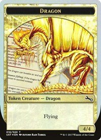 Dragon Token - Gold
