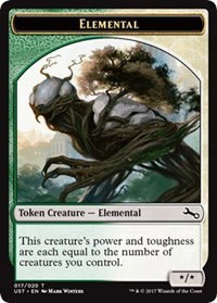 Elemental Token - Foil Elemental Token