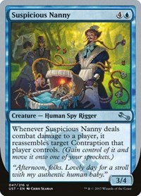 Suspicious Nanny - Foil