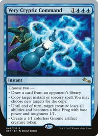Very Cryptic Command - C Foil
