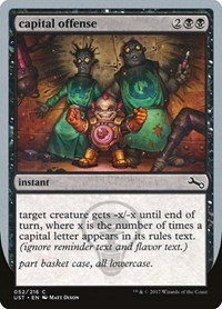 capital offense - Foil