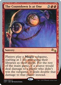 The Countdown Is at One - Foil