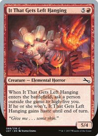It That Gets Left Hanging - Foil