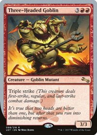 Three-Headed Goblin - Foil