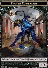 Proven Combatant // Cat Double-Sided Token